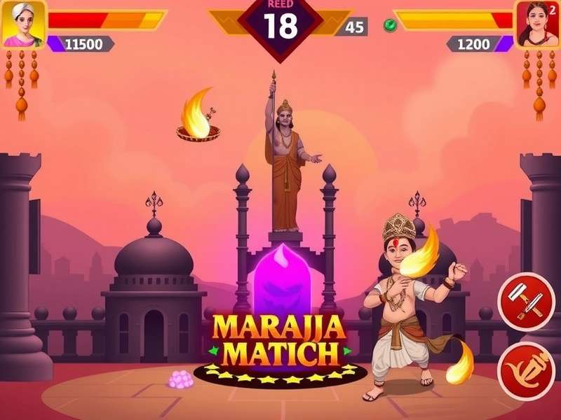 Maharaja Mashup Match Gameplay